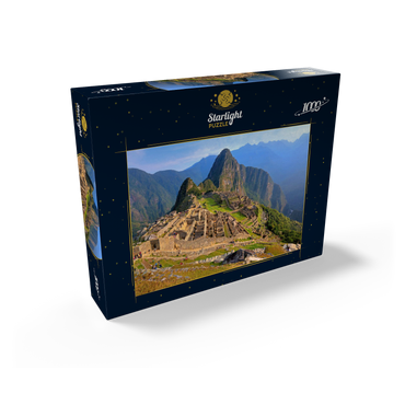 Inca Fortress Machu Picchu over Urubamba Valley, Cusco, Urubamba Province, Peru 1000 Jigsaw Puzzle box view1