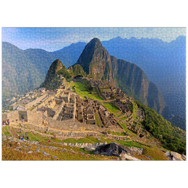 puzzleplate Inca Fortress Machu Picchu over Urubamba Valley, Cusco, Urubamba Province, Peru 1000 Jigsaw Puzzle