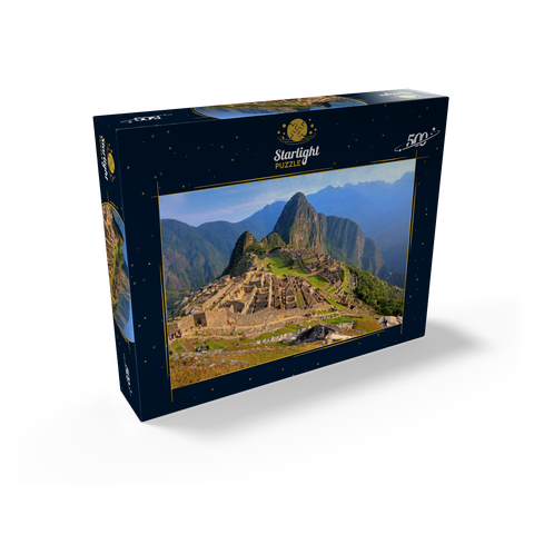 Inca Fortress Machu Picchu over Urubamba Valley, Cusco, Urubamba Province, Peru 500 Jigsaw Puzzle box view1