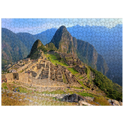 puzzleplate Inca Fortress Machu Picchu over Urubamba Valley, Cusco, Urubamba Province, Peru 500 Jigsaw Puzzle