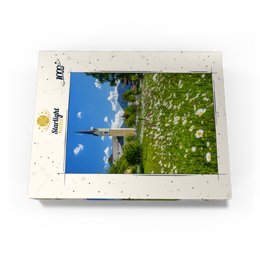 Flower meadow in front of the church St. Sixtus 1000 Jigsaw Puzzle box view1