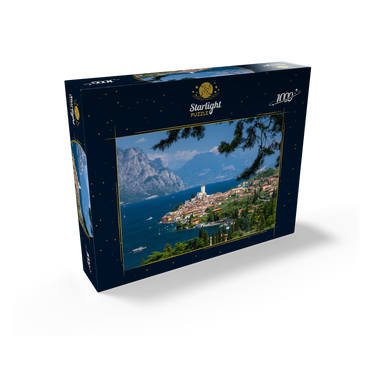 View to Malcesine at Lake Garda with the Scaligerburg (14/15 c.), province Verona, Veneto, Italy 1000 Jigsaw Puzzle box view1