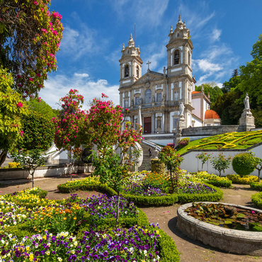 Sanctuary of Bom Jesus do Monte near Braga, Norte Region, Portugal 1000 Jigsaw Puzzle 3D Modell