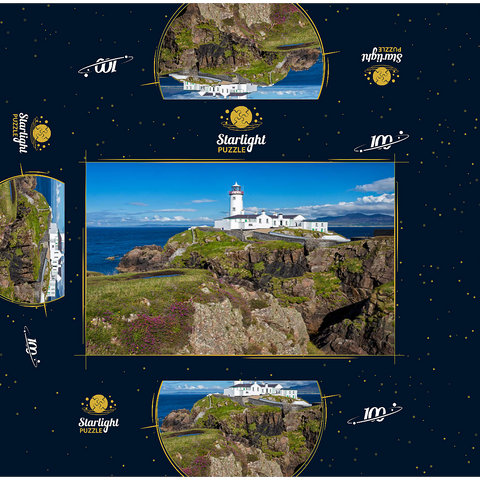 Fanad Head Lighthouse, Fanad Peninsula, Ireland 100 Jigsaw Puzzle box 3D Modell