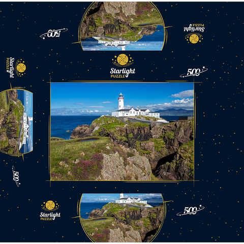 Fanad Head Lighthouse, Fanad Peninsula, Ireland 500 Jigsaw Puzzle box 3D Modell