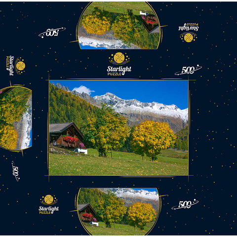 Farmhouse near Kasern, Ahrntal, Trentino-South Tyrol 500 Jigsaw Puzzle box 3D Modell