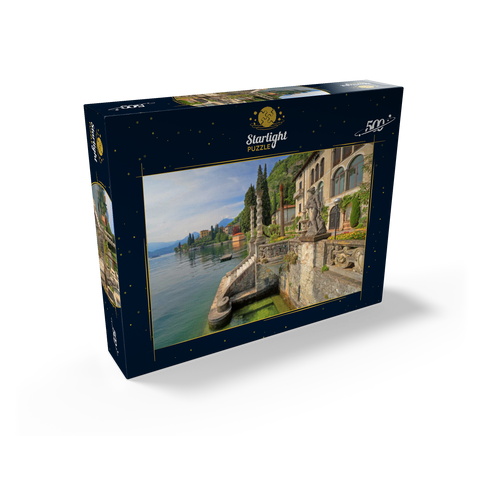 Villa Monastero, Varenna, Lake Como, Province of Lecco, Lombardy, Italy 500 Jigsaw Puzzle box view1