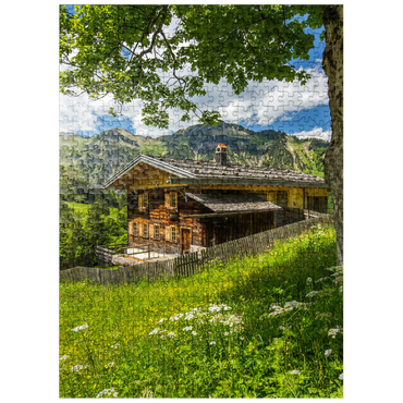 puzzleplate Mountain farm in Gerstruben near Oberstdorf 500 Jigsaw Puzzle