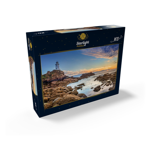 Corbiere Point Lighthouse, St. Brelade, Island of Jersey, Channel Islands, United Kingdom 100 Jigsaw Puzzle box view1