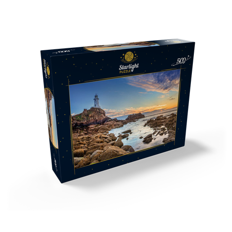 Corbiere Point Lighthouse, St. Brelade, Island of Jersey, Channel Islands, United Kingdom 500 Jigsaw Puzzle box view1