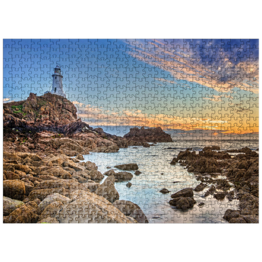 puzzleplate Corbiere Point Lighthouse, St. Brelade, Island of Jersey, Channel Islands, United Kingdom 500 Jigsaw Puzzle