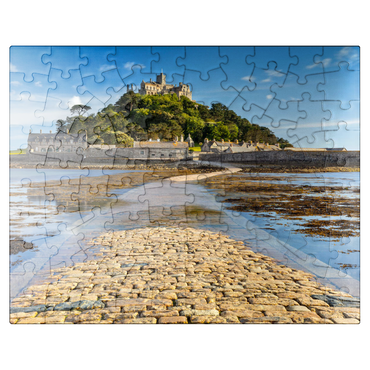 puzzleplate St Michael's Mount, Marazion near Penzance, Penwith Peninsula, Cornwall, England 100 Jigsaw Puzzle