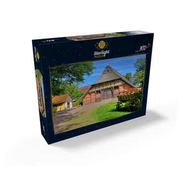 Open-air museum Ammerland farmhouse in the spa gardens, Bad Zwischenahn 100 Jigsaw Puzzle box view1