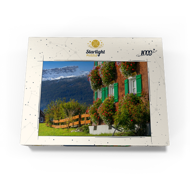 Farmhouse near Riezlern and Hoher Ifen (2230m), Small Walser Valley 1000 Jigsaw Puzzle box view1
