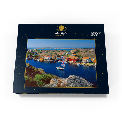 View over Kyrkesund on the archipelago coast, Tjörn Island, Bohuslän, Sweden 1000 Jigsaw Puzzle box view1