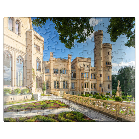 puzzleplate Babelsberg Palace in Babelsberg Park 100 Jigsaw Puzzle