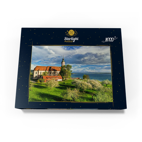 Pilgrimage church Birnau near Unteruhldingen at Lake Constance 1000 Jigsaw Puzzle box view1