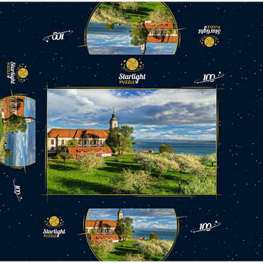 Pilgrimage church Birnau near Unteruhldingen at Lake Constance 100 Jigsaw Puzzle box 3D Modell
