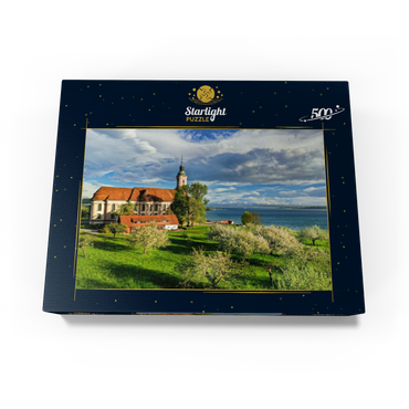 Pilgrimage church Birnau near Unteruhldingen at Lake Constance 500 Jigsaw Puzzle box view1