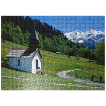puzzleplate Vordergraseck near Garmisch-Partenkirchen 500 Jigsaw Puzzle