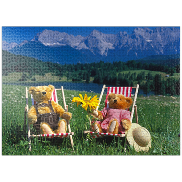 puzzleplate Sunny vacations in Upper Bavaria, Germany 1000 Jigsaw Puzzle
