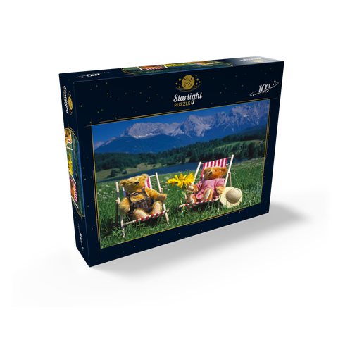 Sunny vacations in Upper Bavaria, Germany 100 Jigsaw Puzzle box view1