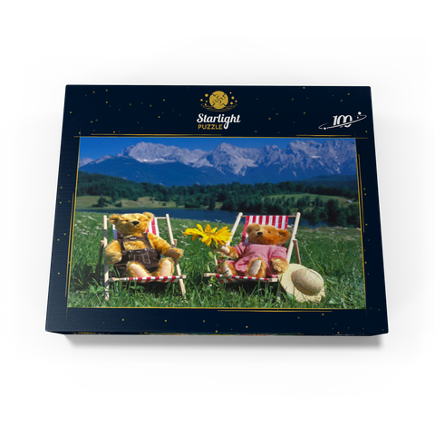 Sunny vacations in Upper Bavaria, Germany 100 Jigsaw Puzzle box view1