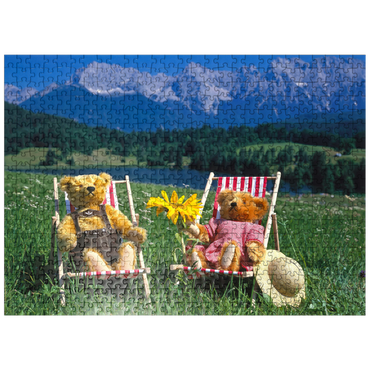 puzzleplate Sunny vacations in Upper Bavaria, Germany 500 Jigsaw Puzzle