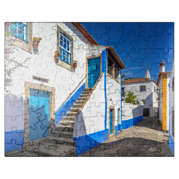 puzzleplate Alley in the historic center of Óbidos 100 Jigsaw Puzzle
