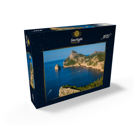 Cap de Formentor with the island Illot el Colomer, Pollenca, Serra de Tramuntana, Mallorca 1000 Jigsaw Puzzle box view1
