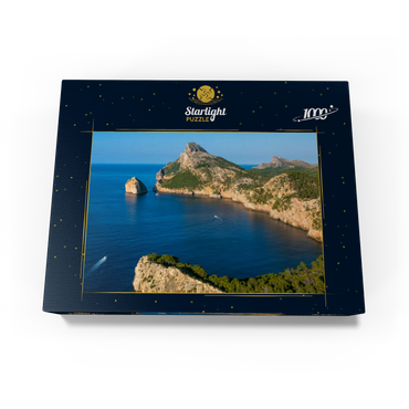 Cap de Formentor with the island Illot el Colomer, Pollenca, Serra de Tramuntana, Mallorca 1000 Jigsaw Puzzle box view1
