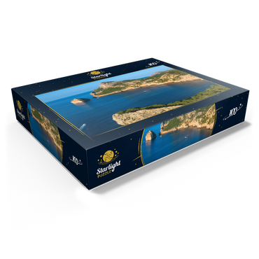 Cap de Formentor with the island Illot el Colomer, Pollenca, Serra de Tramuntana, Mallorca 100 Jigsaw Puzzle box view1