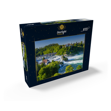 View over the Rhine Falls to Schloss Laufen 1000 Jigsaw Puzzle box view1