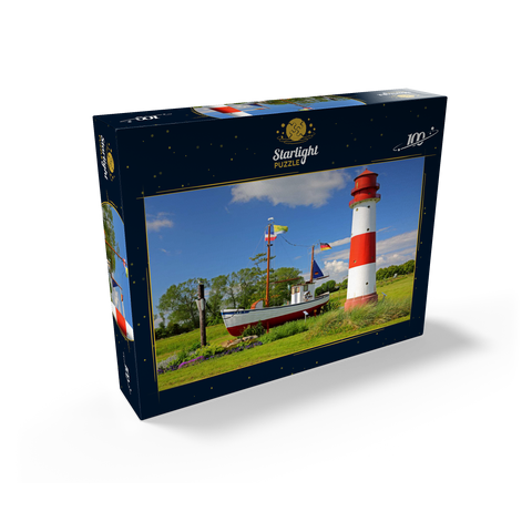 Fishing village Maasholm at the mouth of the river Schleim 100 Jigsaw Puzzle box view1
