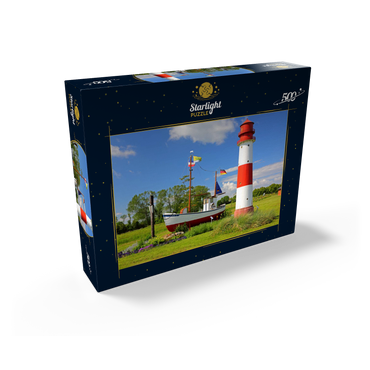 Fishing village Maasholm at the mouth of the river Schleim 500 Jigsaw Puzzle box view1