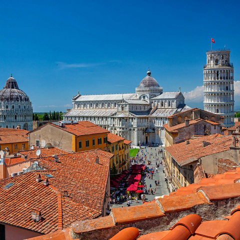 Baptistery, Cathedral of Santa Maria Assunta and Leaning Tower, Pisa 1000 Jigsaw Puzzle 3D Modell