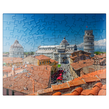 puzzleplate Baptistery, Cathedral of Santa Maria Assunta and Leaning Tower, Pisa 100 Jigsaw Puzzle