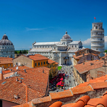 Baptistery, Cathedral of Santa Maria Assunta and Leaning Tower, Pisa 100 Jigsaw Puzzle 3D Modell