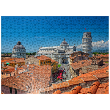 puzzleplate Baptistery, Cathedral of Santa Maria Assunta and Leaning Tower, Pisa 500 Jigsaw Puzzle