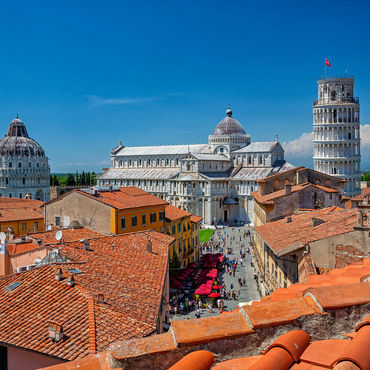 Baptistery, Cathedral of Santa Maria Assunta and Leaning Tower, Pisa 500 Jigsaw Puzzle 3D Modell