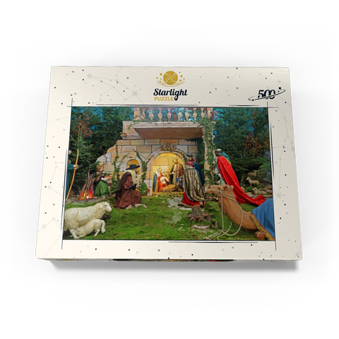 Christmas crib in St. Salvator Cathedral in Fulda, Hesse, Germany 500 Jigsaw Puzzle box view1