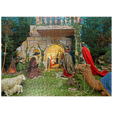 puzzleplate Christmas crib in St. Salvator Cathedral in Fulda, Hesse, Germany 500 Jigsaw Puzzle