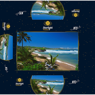 East coast near Bathseba, Barbados, Leeward Islands, Caribbean Sea 100 Jigsaw Puzzle box 3D Modell