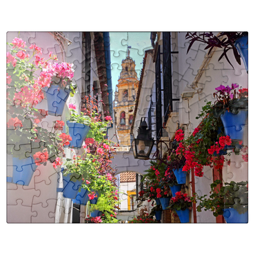 puzzleplate Calleja de las Flores in the old town Juderia, Andalusia, Spain 100 Jigsaw Puzzle