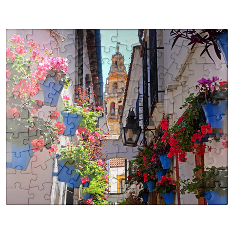 puzzleplate Calleja de las Flores in the old town Juderia, Andalusia, Spain 100 Jigsaw Puzzle