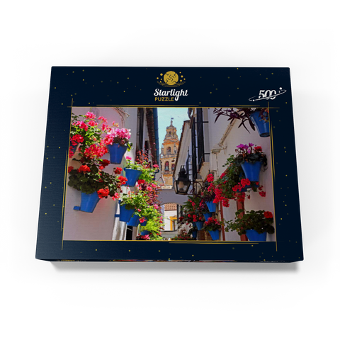 Calleja de las Flores in the old town Juderia, Andalusia, Spain 500 Jigsaw Puzzle box view1