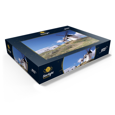 Windmills in Consuegra, Ciudad Real, Spain 1000 Jigsaw Puzzle box view1