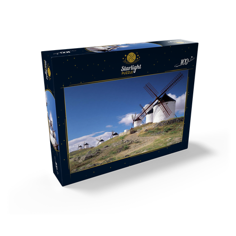 Windmills in Consuegra, Ciudad Real, Spain 100 Jigsaw Puzzle box view1