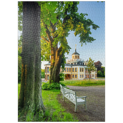 puzzleplate Belvedere Palace with the palace park 1000 Jigsaw Puzzle