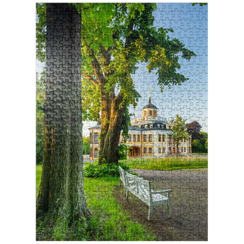 puzzleplate Belvedere Palace with the palace park 500 Jigsaw Puzzle